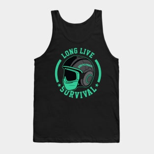 war helmet Tank Top